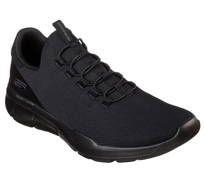 Skechers Herr Svarta Slip On - Relaxed Fit: Equalizer 3.0 - Emrick - Sverige (ZDKMF-9237)